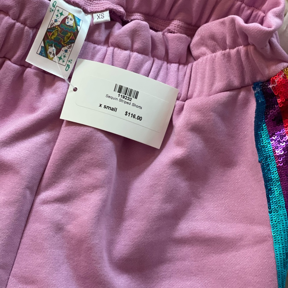 Queen of Sparkles Pink Shorts (New w/ Tags!) - Picture 3 of 10